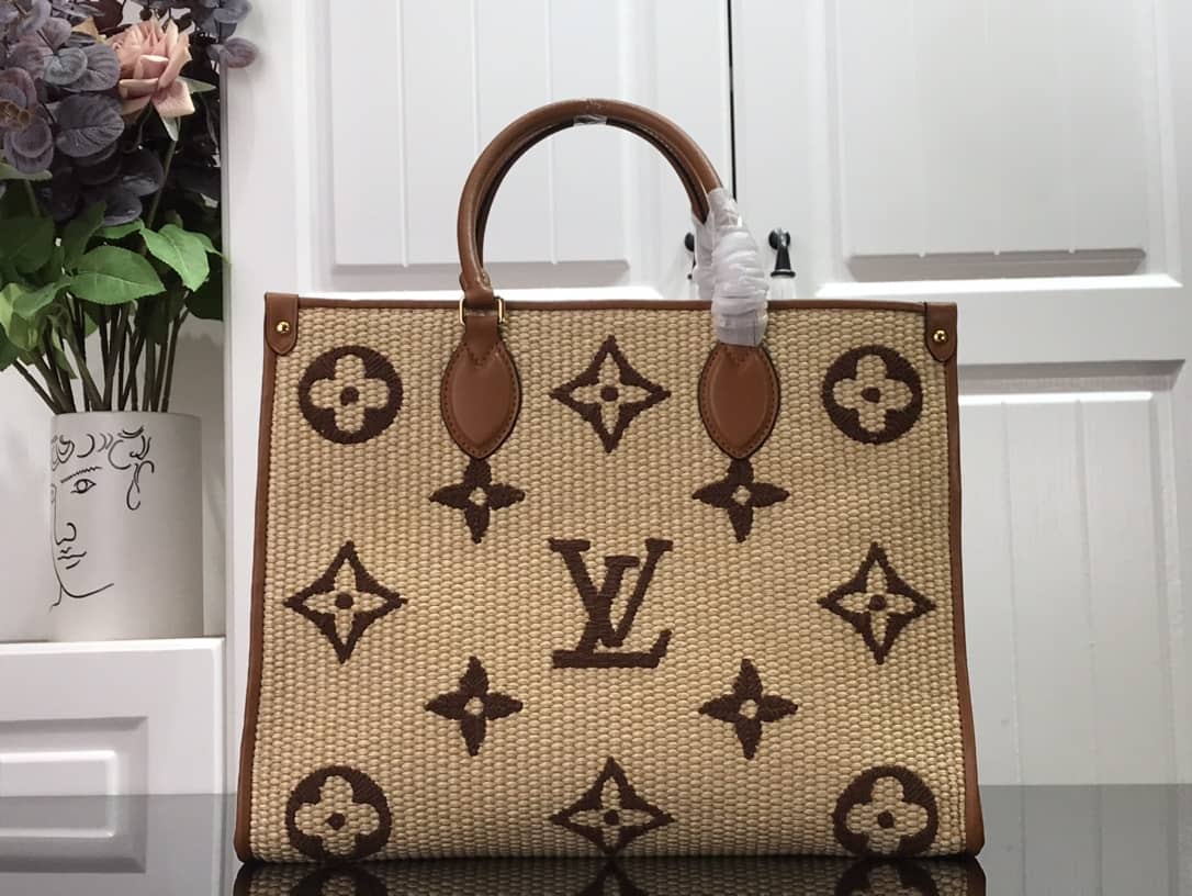 Louis Vuitton Monogram OnTheGo MM Bag Replica Yellow M57723
