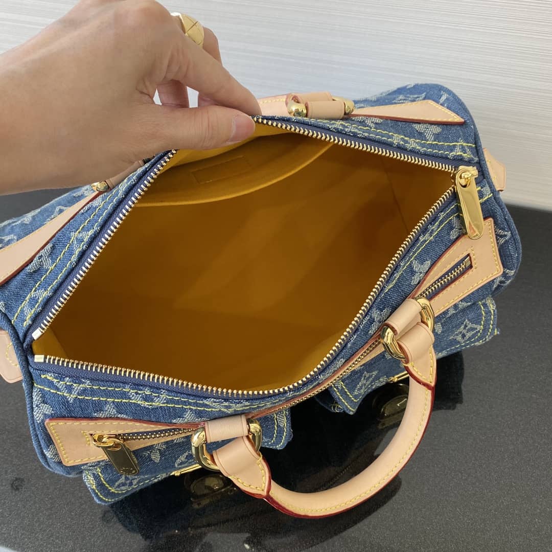 Louis Vuitton Replica Bags Speedy Neo Monogram Denim  M44462