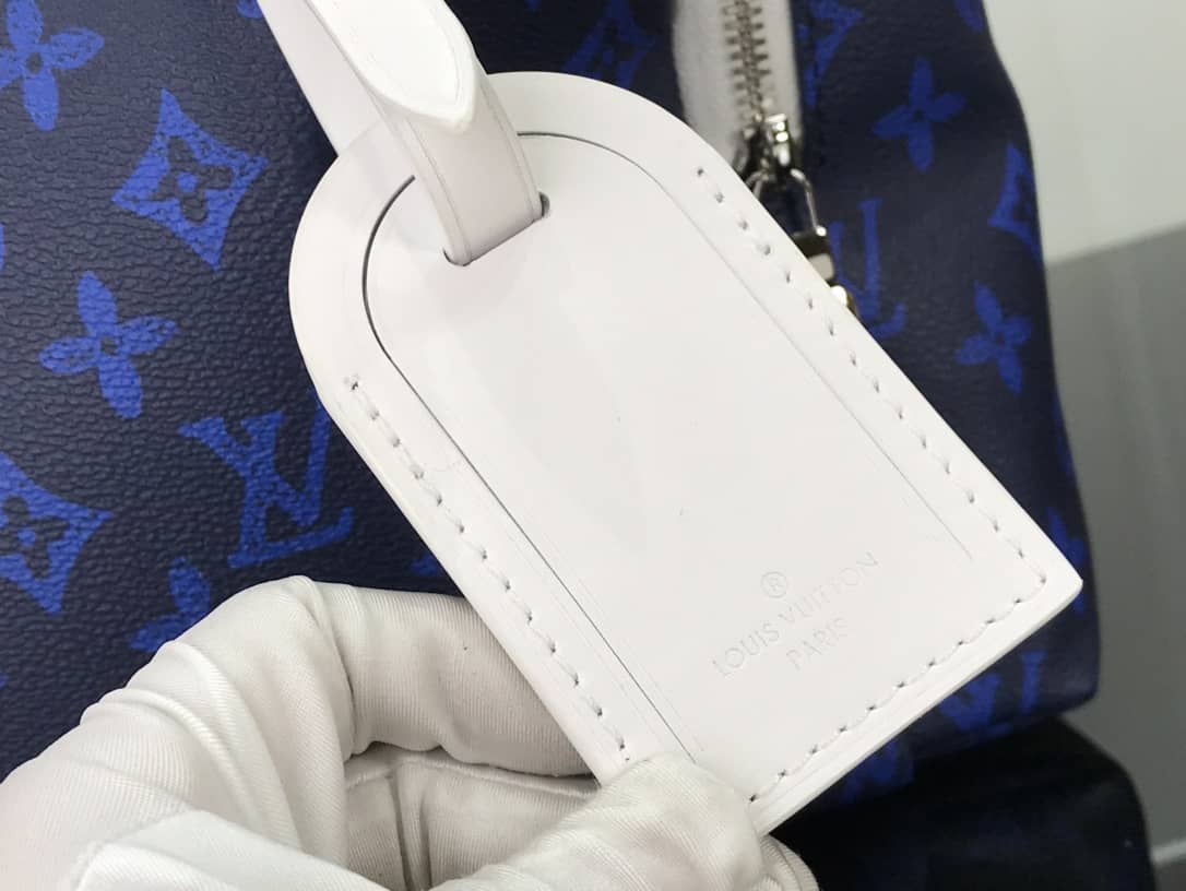 Louis Vuitton Monogram Reverse Canvas Carry It Replica Backpack Blue M46118