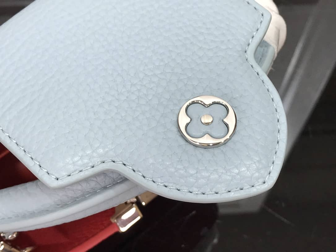 Louis Vuitton Capucines Mini Taurillon Leather Replica Bag Red M57520