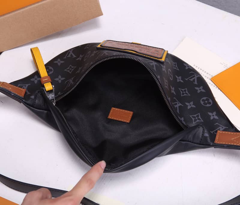 LV Bum Bag Dupe Monogram Eclipse Coated Canvas Discovery M45220