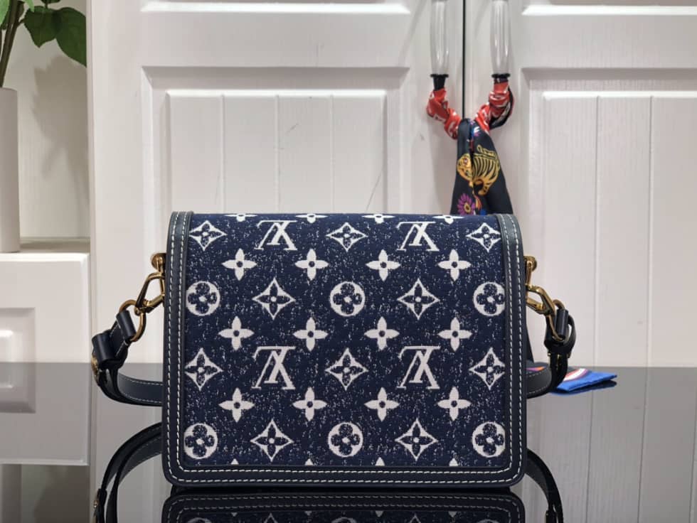Louis Vuitton Monogram Denim Dauphine Mini M59716 Replica Shoulder Bag
