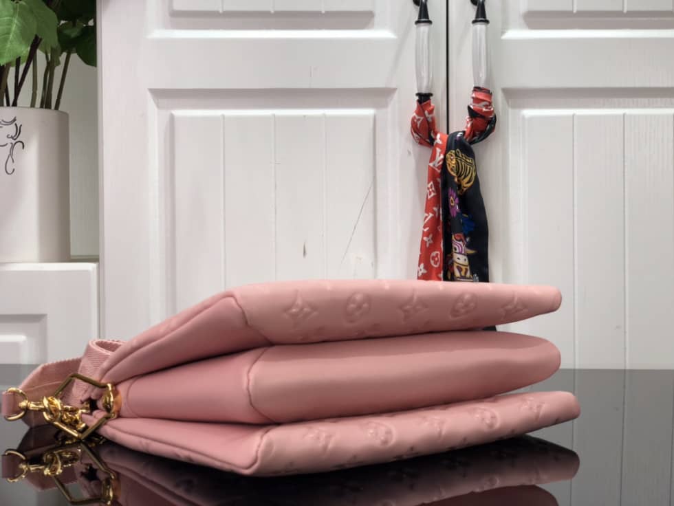 Louis Vuitton Embossed Lambskin Coussin PM Pink M58628 Replica Shoulder Bag