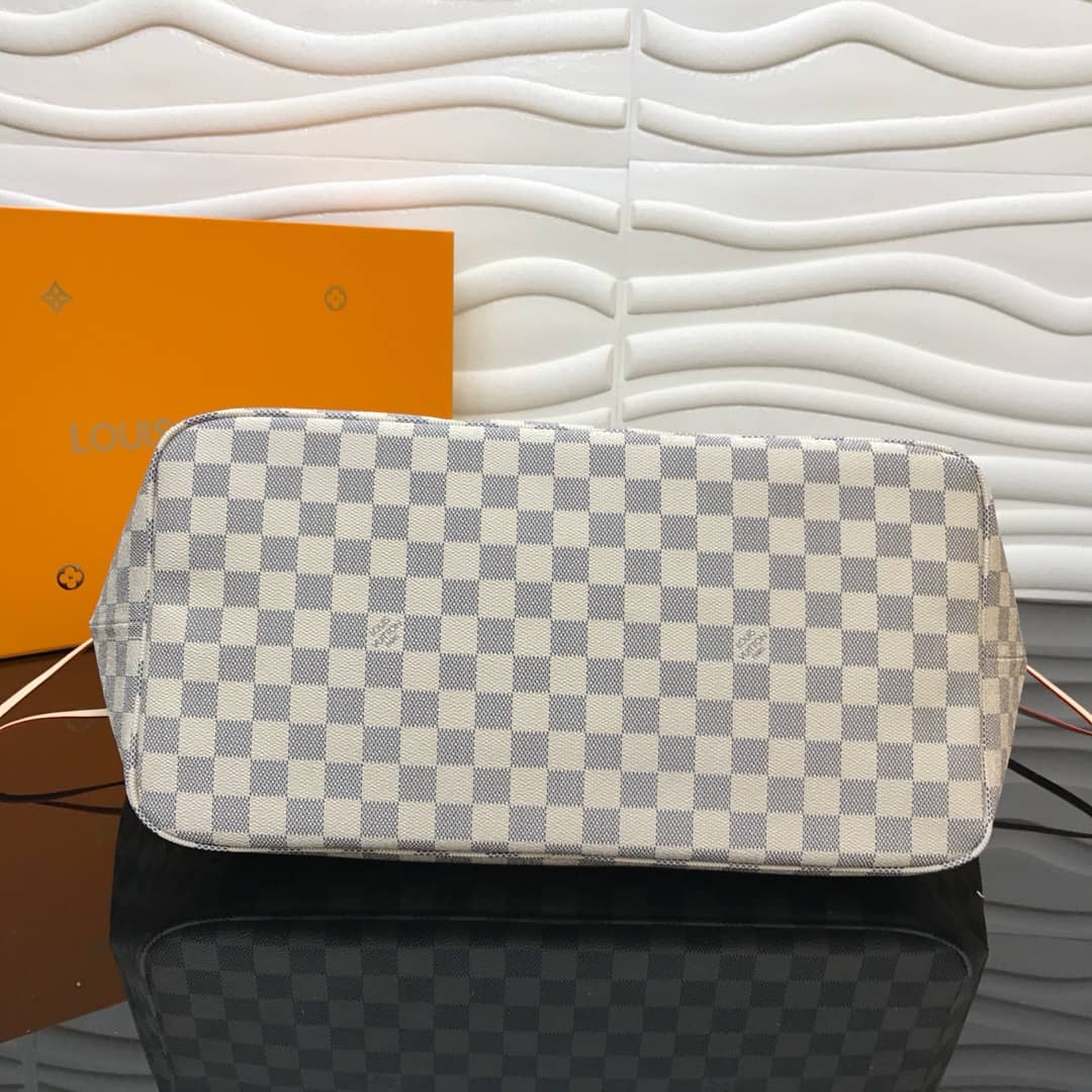 Louis Vuitton Neverfull GM Damier Azur Tote Replica Beige N40990