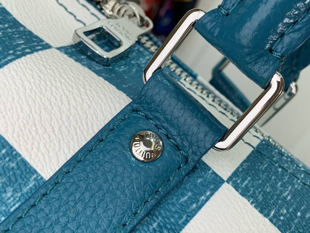 Louis Vuitton Keepall Bandoulière 45 Virgil Abloh Bag Replica Green N80404