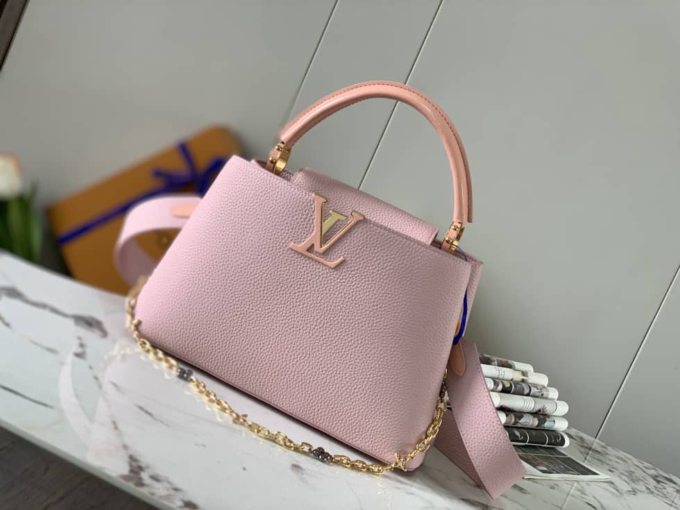Louis Vuitton Capucines MM Pink M59209 Replica Crossbody Bag