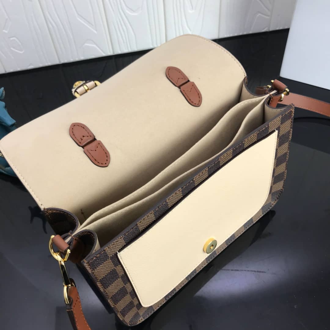Louis Vuitton Damier Canvas Trendy Replica Crossbody Bag White N40146