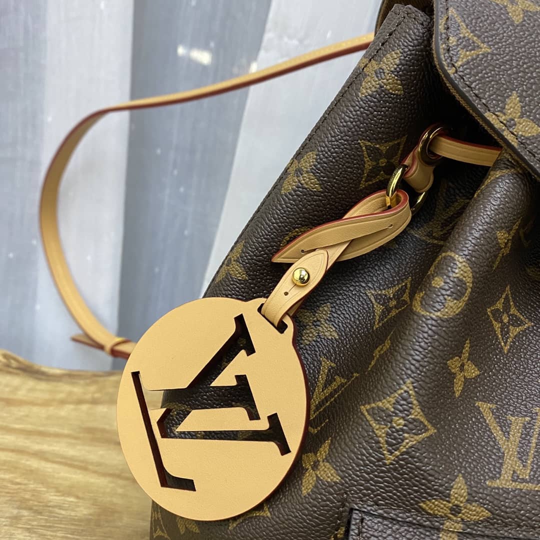 Best Replica Louis Vuitton Monogram Canvas Montsouris BB Replica Bag M45516 Brown(ColaReps)
