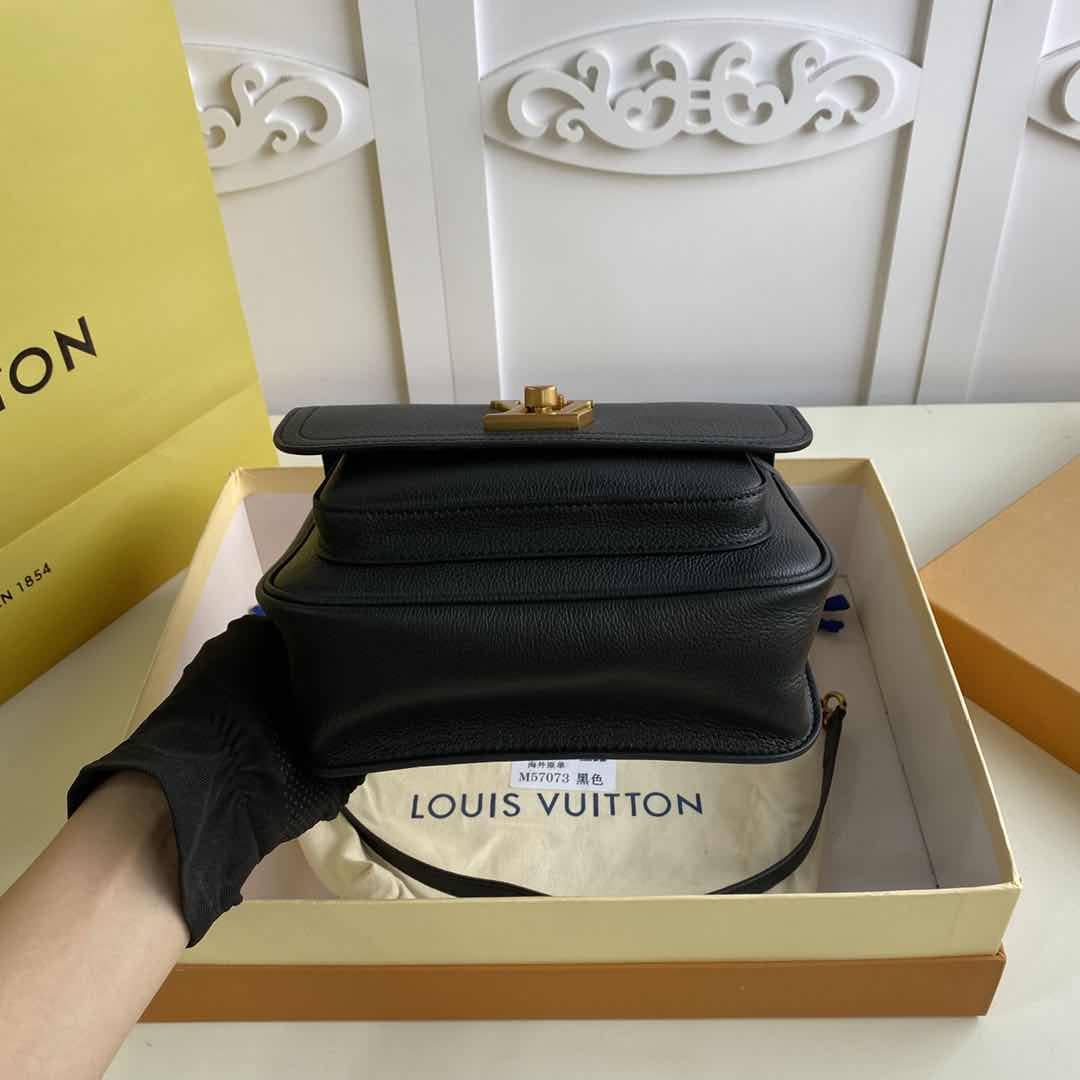 Louis Vuitton Lockme Chain PM Replica Handbag Black M57073