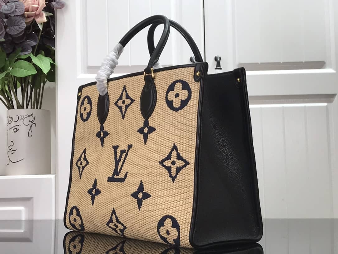 Louis Vuitton Monogram OnTheGo MM Bag Replica Yellow M57723