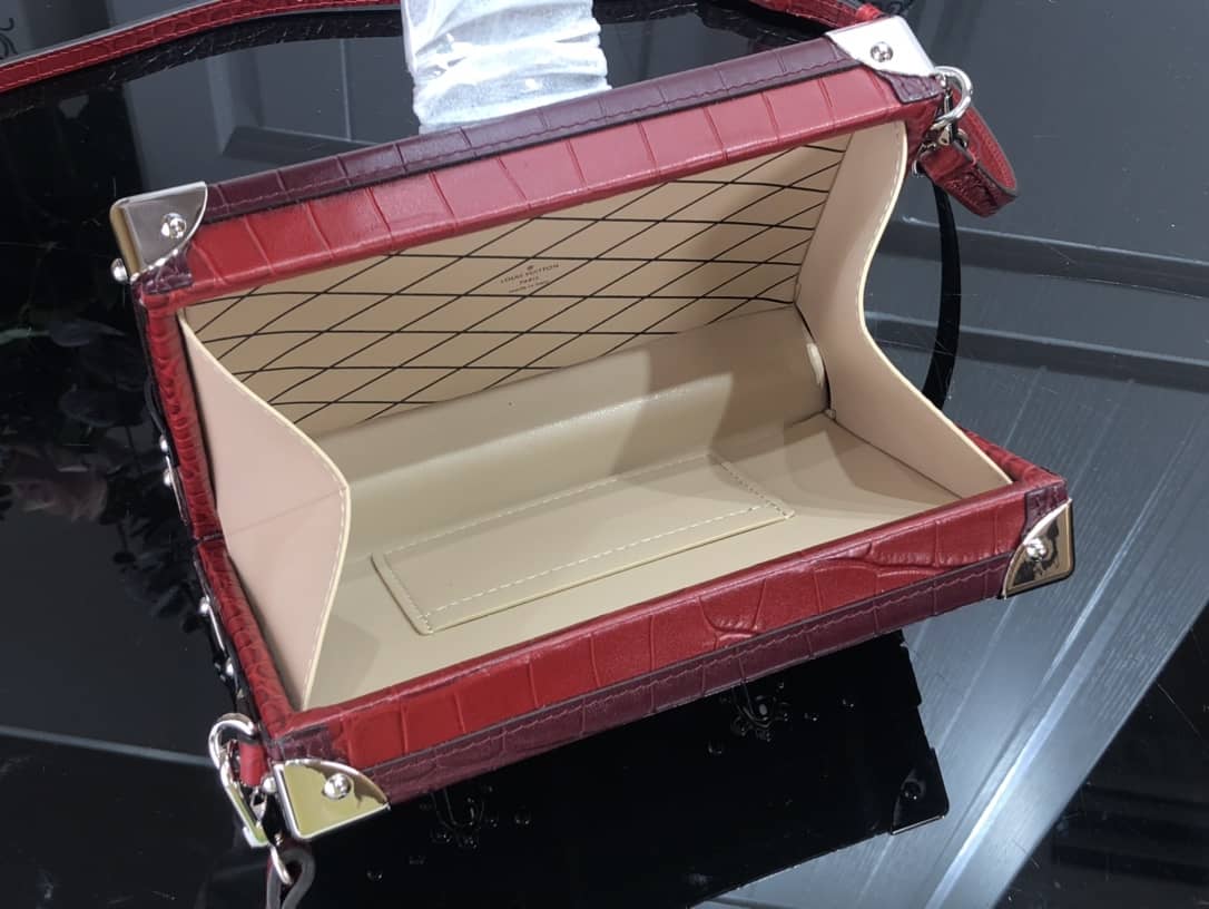 Louis Vuitton Petite Malle Replica Bag Red N94030