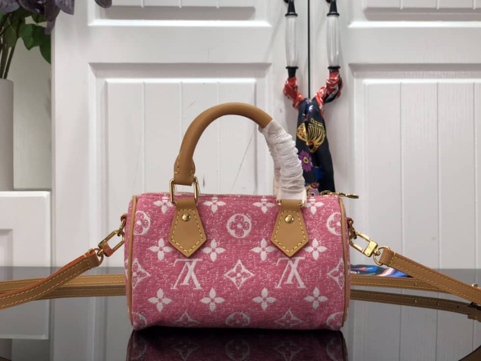 Louis Vuitton Replica Bags Nano Speedy Pink M81213