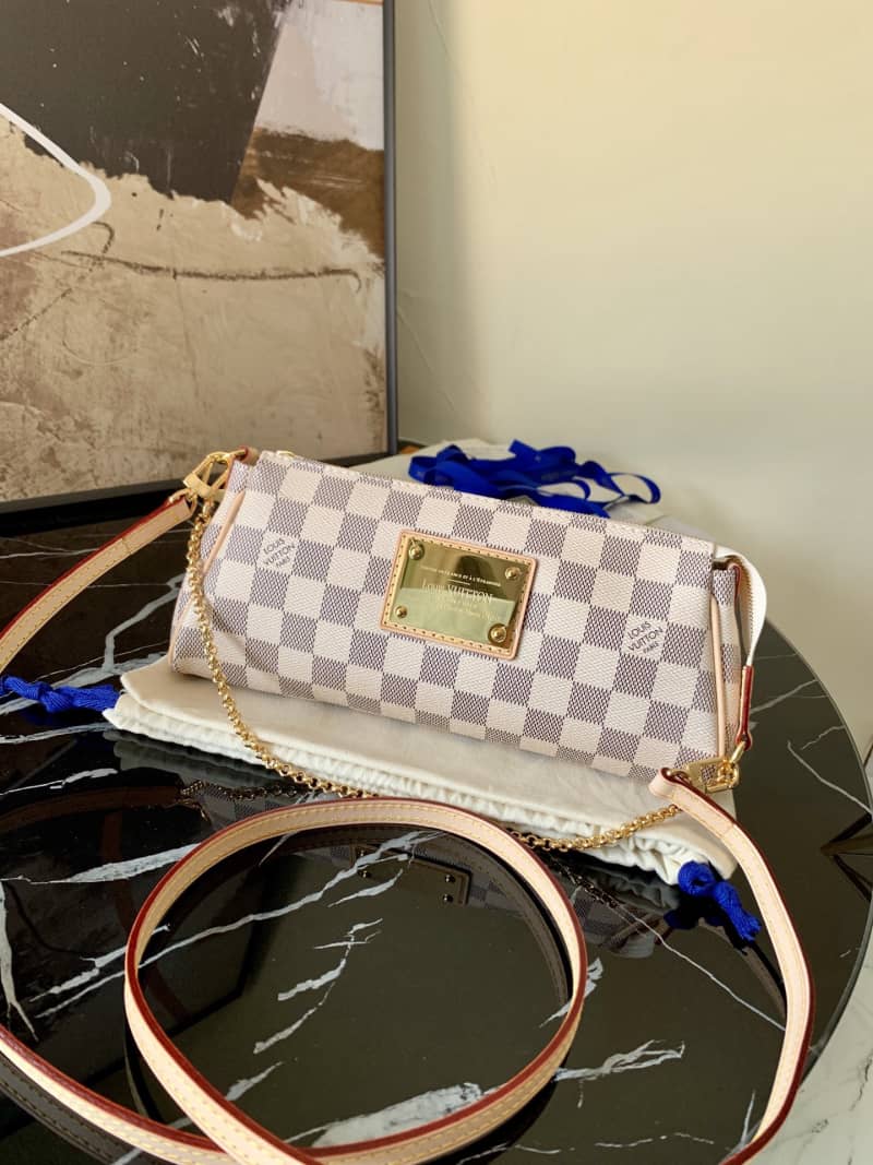 Louis Vuitton Eva 2way Damier Azur Replica Crossbody Bag N55214