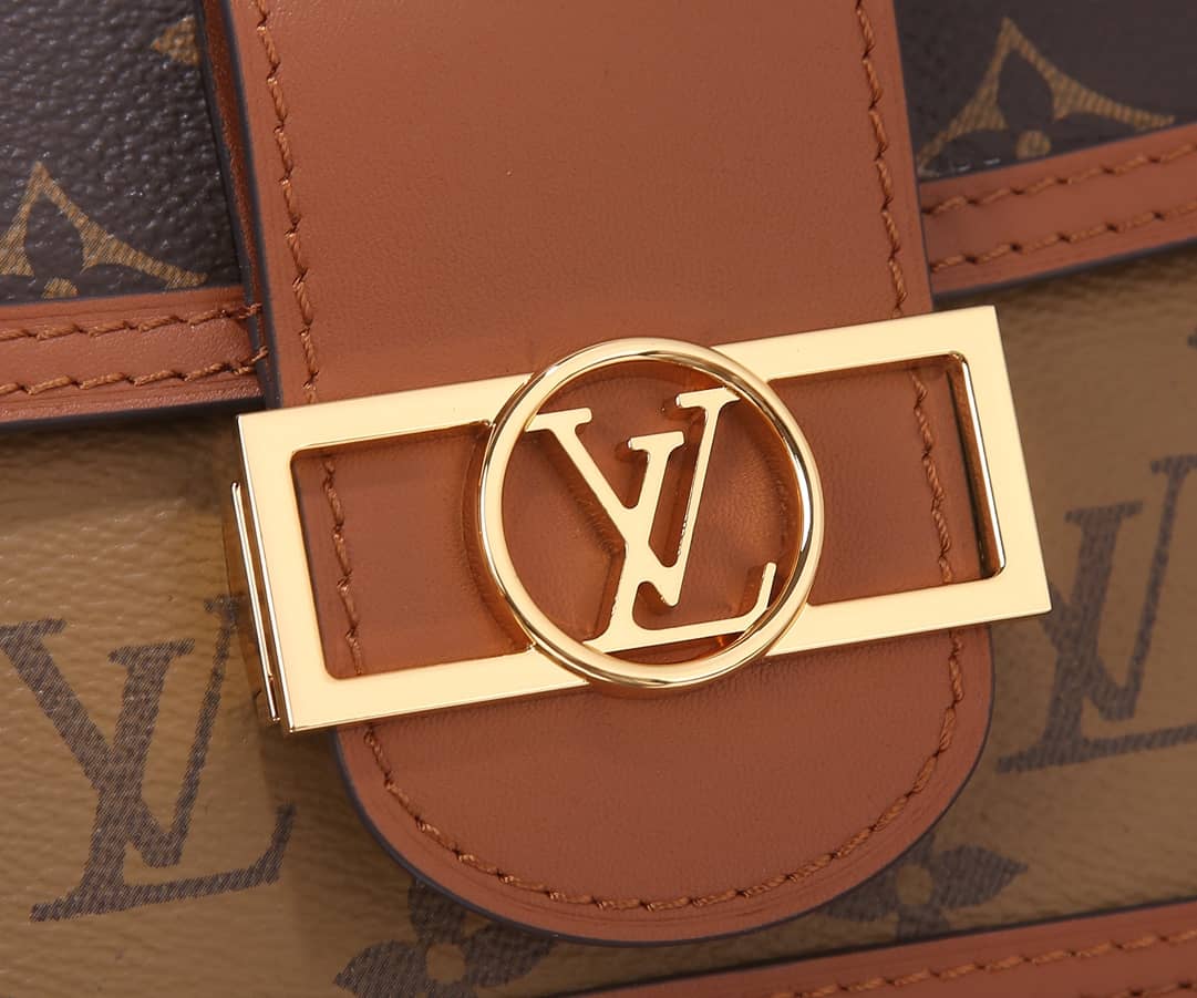 Louis Vuitton Dauphine Chain Wallet Replica Shoulder Bag Yellow M68746