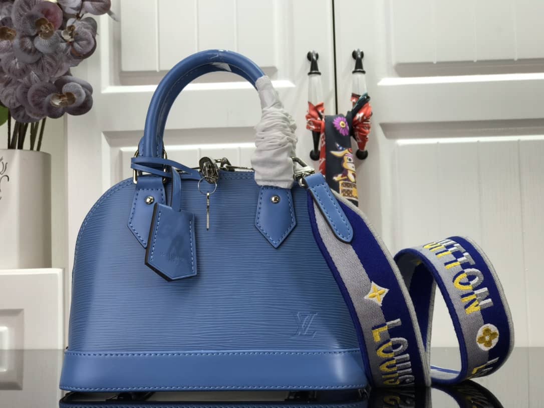 Louis Vuitton Alma PM Hand Bag Replica Blue M40302