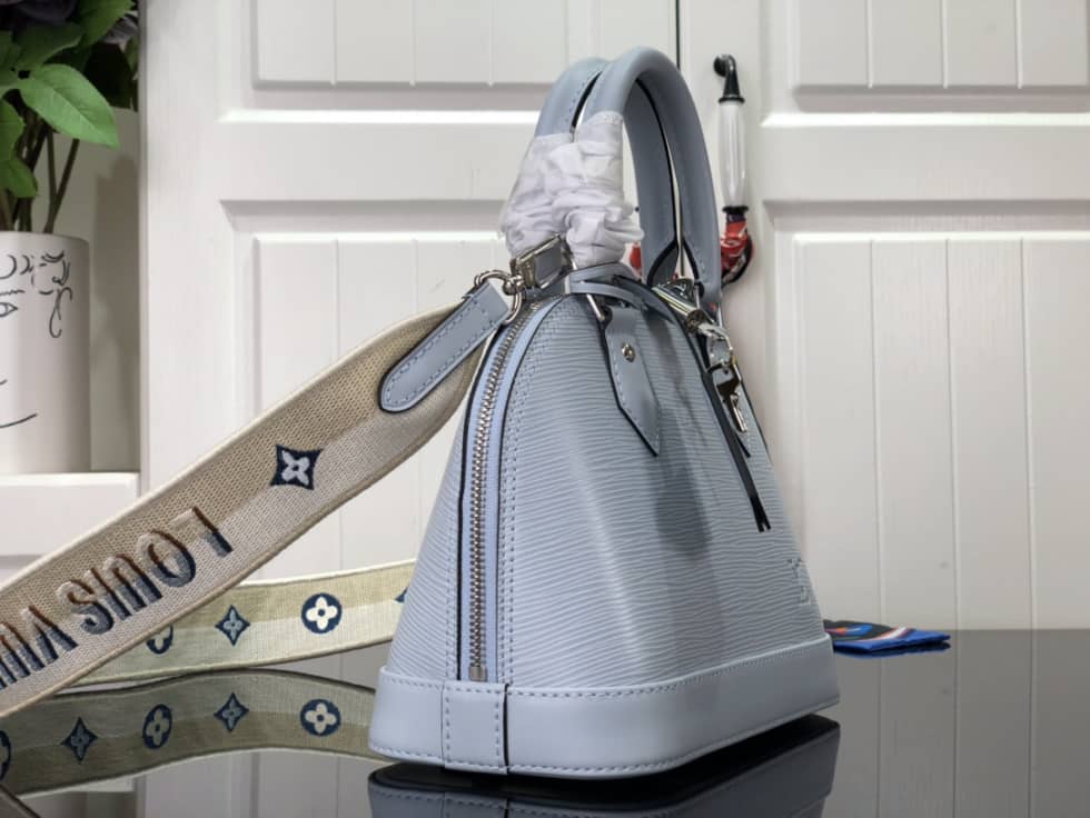 Louis Vuitton Alma BB Epi Leather Blue M59345 Replica Shoulder Bag