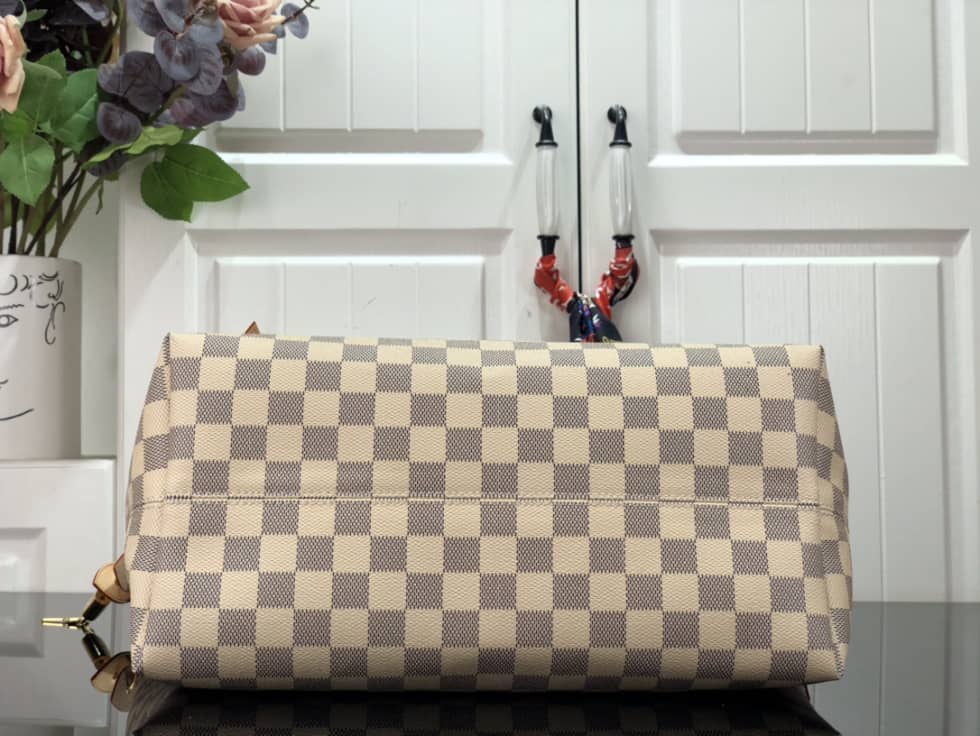 Louis Vuitton Damier Azur Canvas Lena MM Replica Handbag N44040