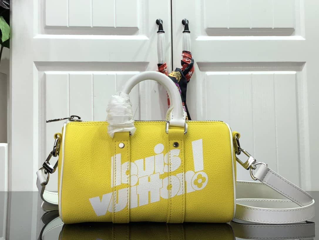 Louis Vuitton Keepall Xs Jaune Virgil Abloh Replica Shoulder Bag M80842