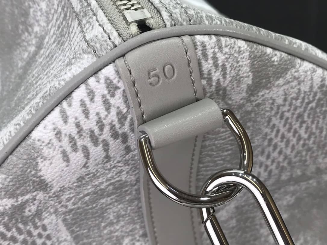 Louis Vuitton Keepall Bandoulière 50 Travel Bag Replica Gray N50069