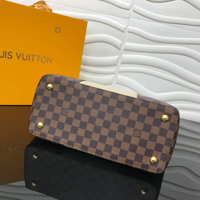 Louis Vuitton Jersey Damier Ebene Canvas Magnolia Beige Bag Replica N44041