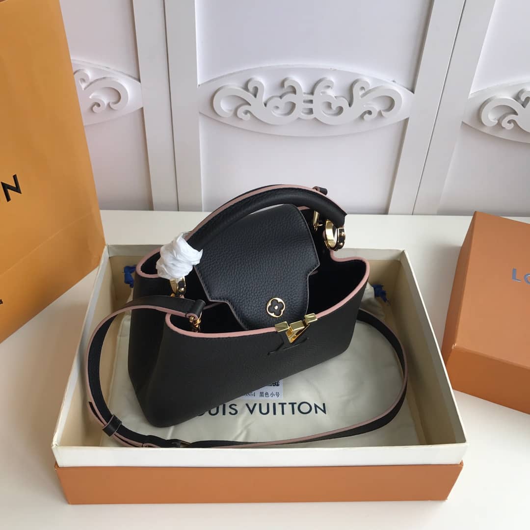 Louis Vuitton Capucines BB Taurillon Replica Leather Bag M53854
