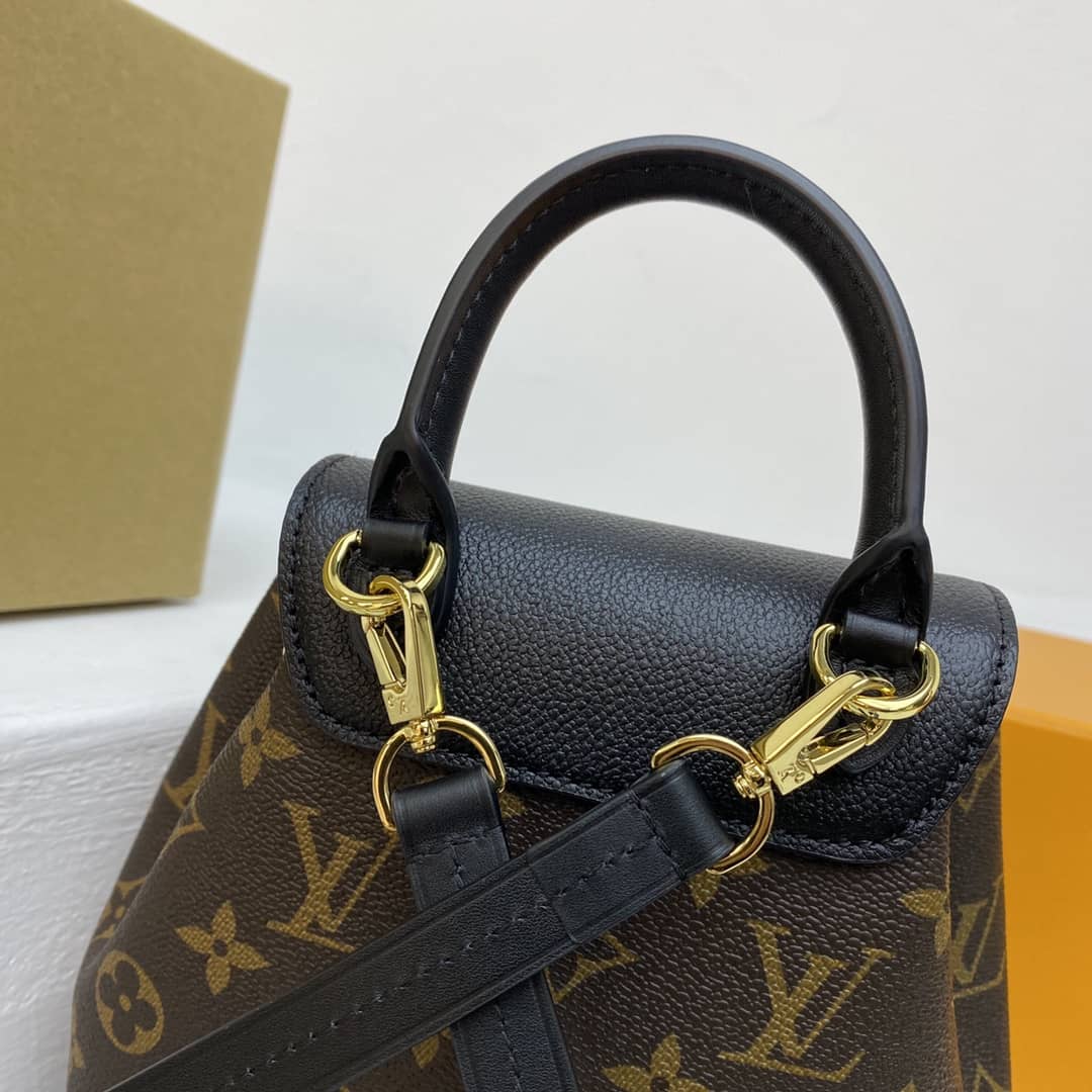 Louis Vuitton Monogram Canvas Montsouris BB Replica Bag M45516 Black
