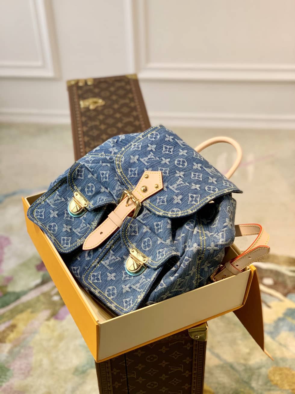 Louis Vuitton Monogram Denim M44460 Replica Backpack