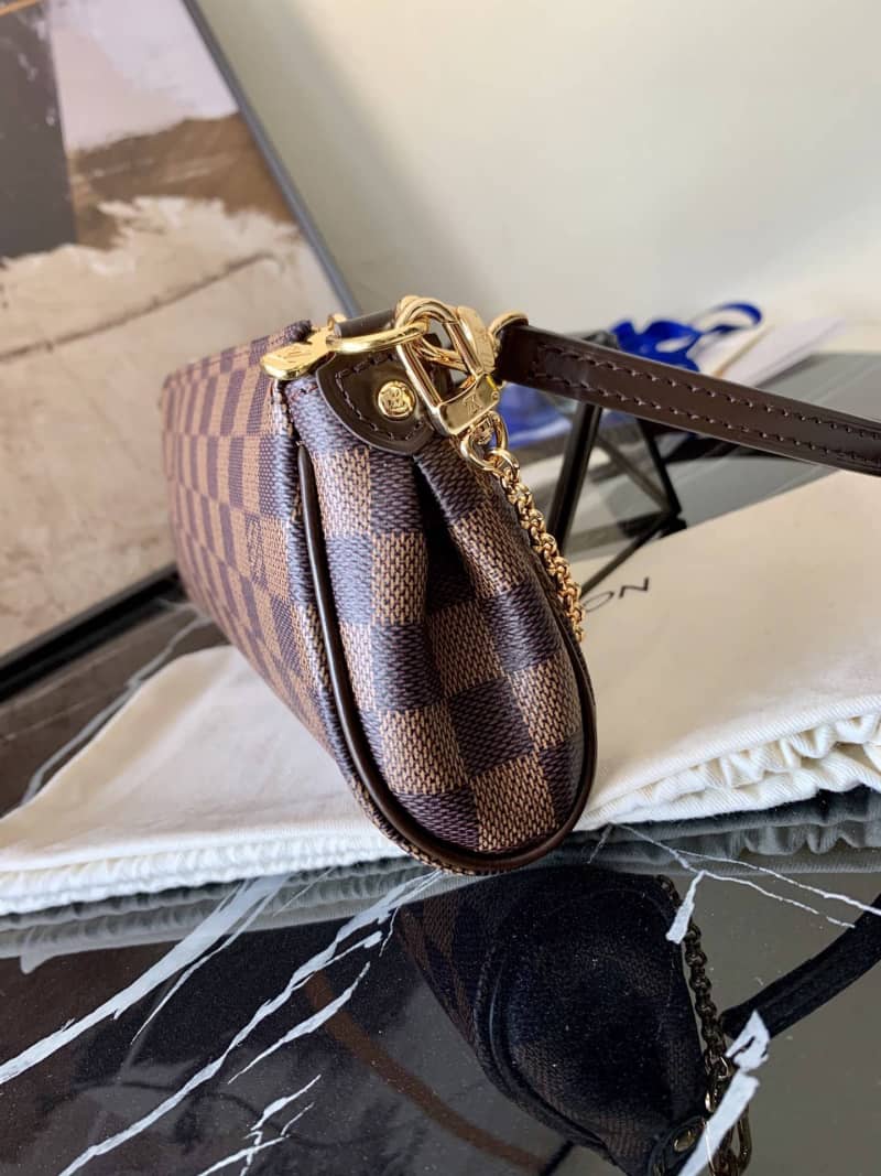 Louis Vuitton Eva 2way Pouch Damier Chain Replica Bag N55213