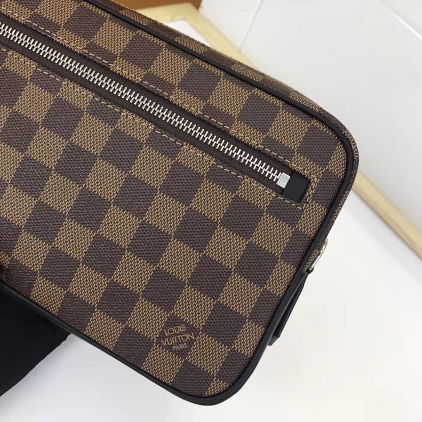 Louis Vuitton Kasai Clutch Damier Ebene Canvas Replica N41663
