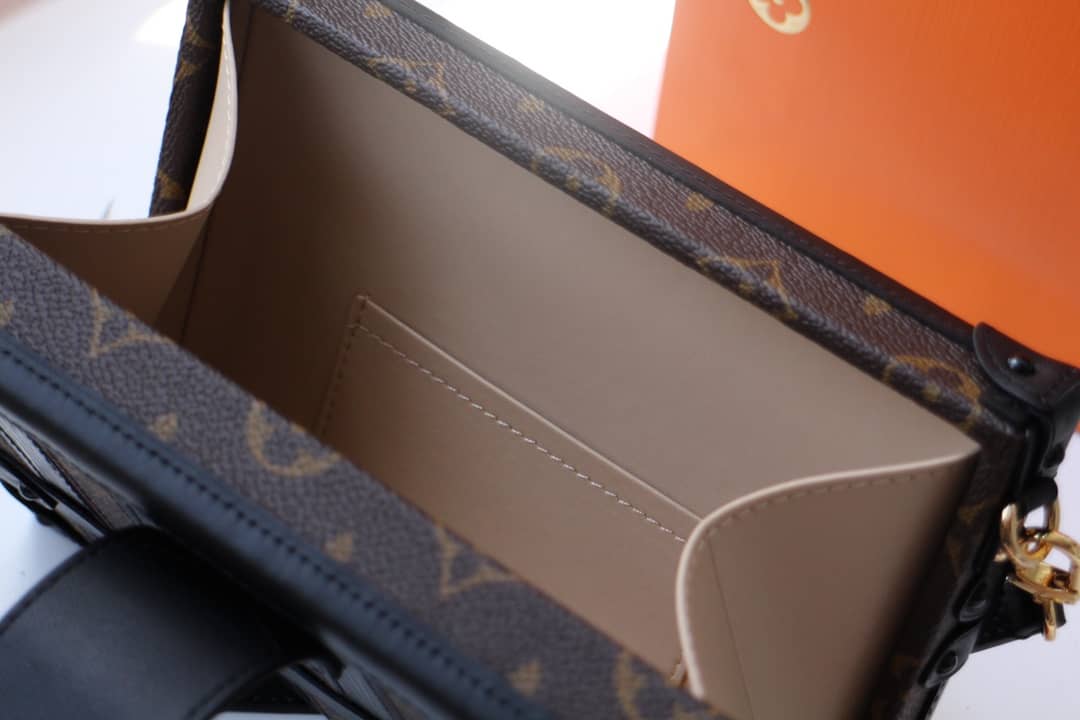 Louis Vuitton Petite Malle Monogram Canvas Replica Bag Brown M40273