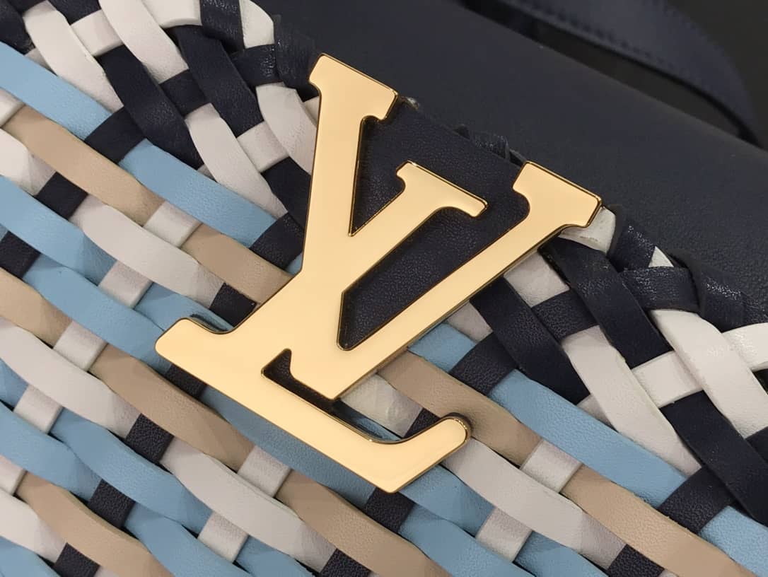 Louis Vuitton Capucines Taurillon Hand Shoulder Bag Replica Blue M94519