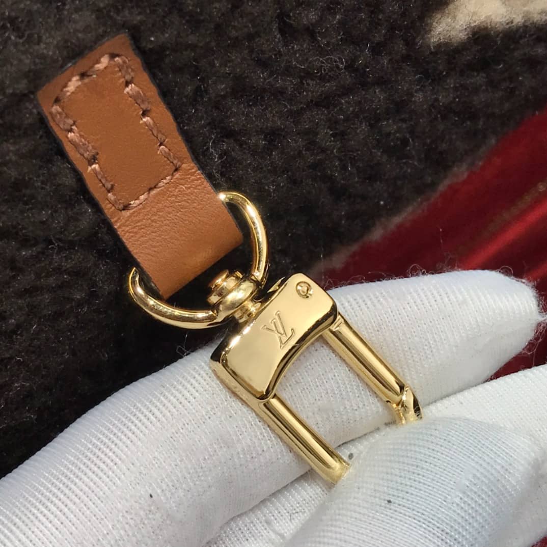 Louis Vuitton Onthego Teddy Shearling Limited GM Tote Replica Black M55421