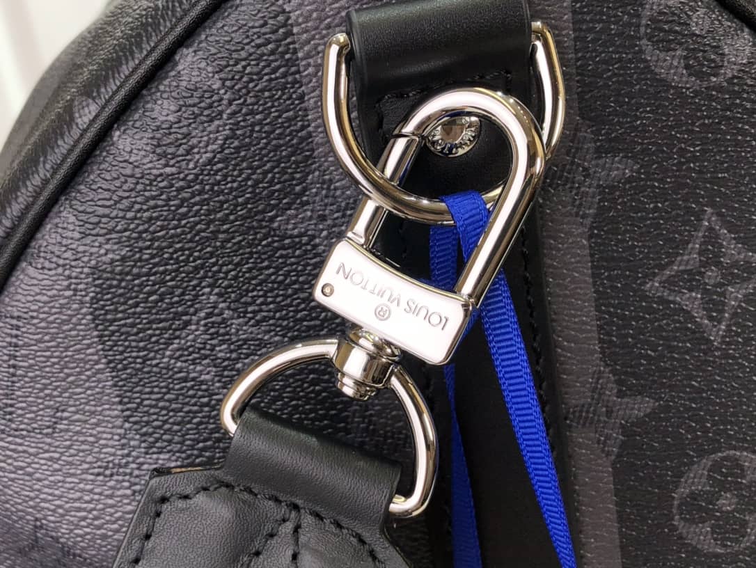 Louis Vuitton Keepall Bandouliere x Nigo Monogram Replica Stripes Gray M40567