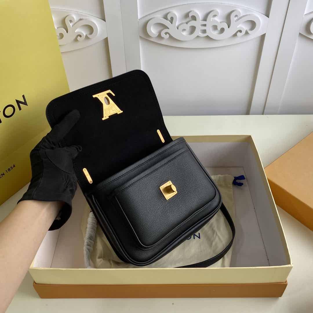 Louis Vuitton Lockme Chain PM Replica Handbag Black M57073