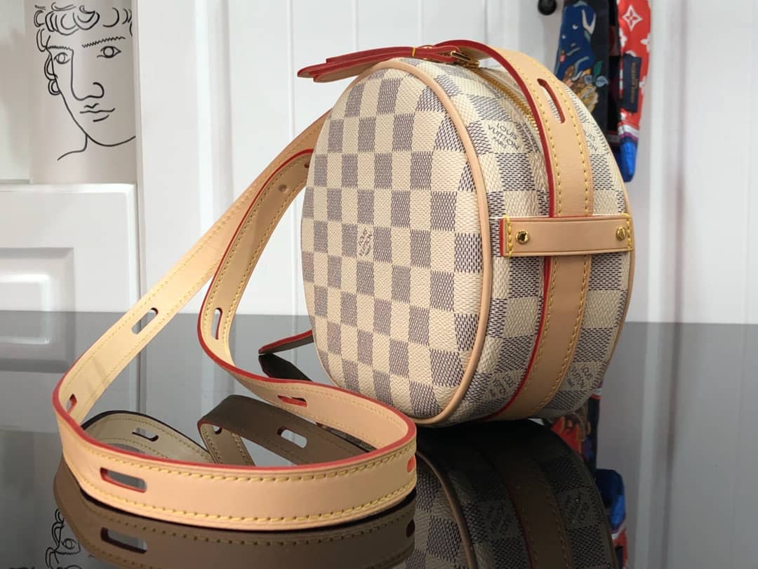 Louis Vuitton Damier Azur Boite Chapeau Souple PM Replica N40333
