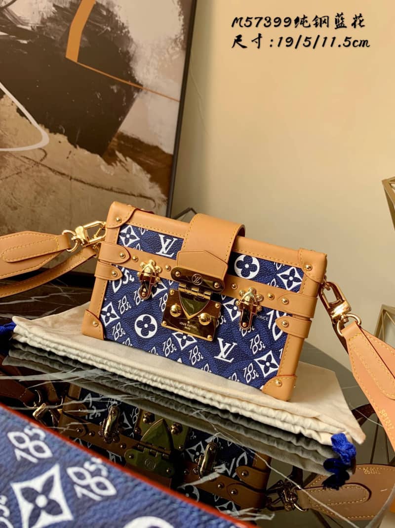 Louis Vuitton Petite Malle Since 1854 Monogram Replica Bag M57399