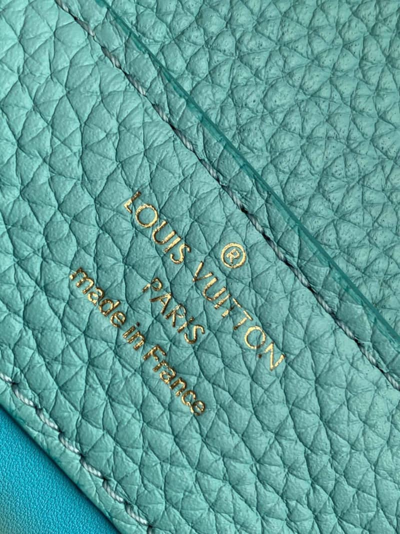 Louis Vuitton Capucines Mini Replica Bag Blue M55921