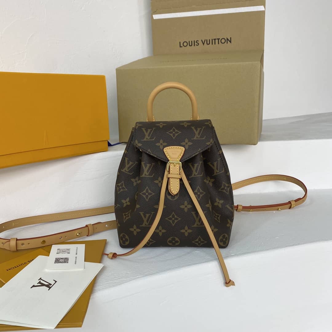 Louis Vuitton Monogram Canvas Montsouris BB Replica Bag M45516 Brown