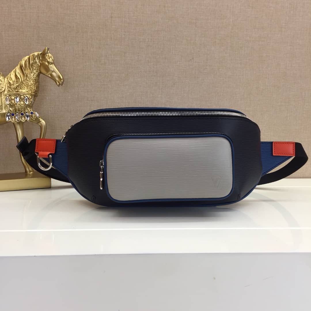 Louis Vuitton Damier Graphite Canvas Replica Bumbag Black Orange M51464