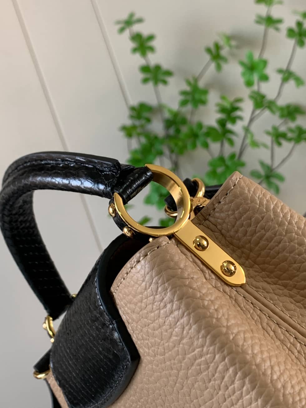 Louis Vuitton Capucines Mini Python Skin N95509 Replica Crossbody Bag