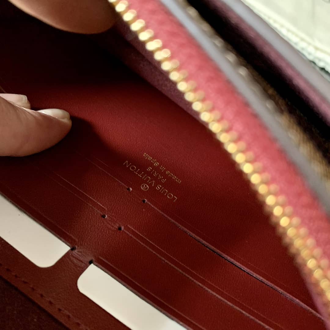 Louis Vuitton Vavin Chain Wallet Damier Ebene N60222 Replica