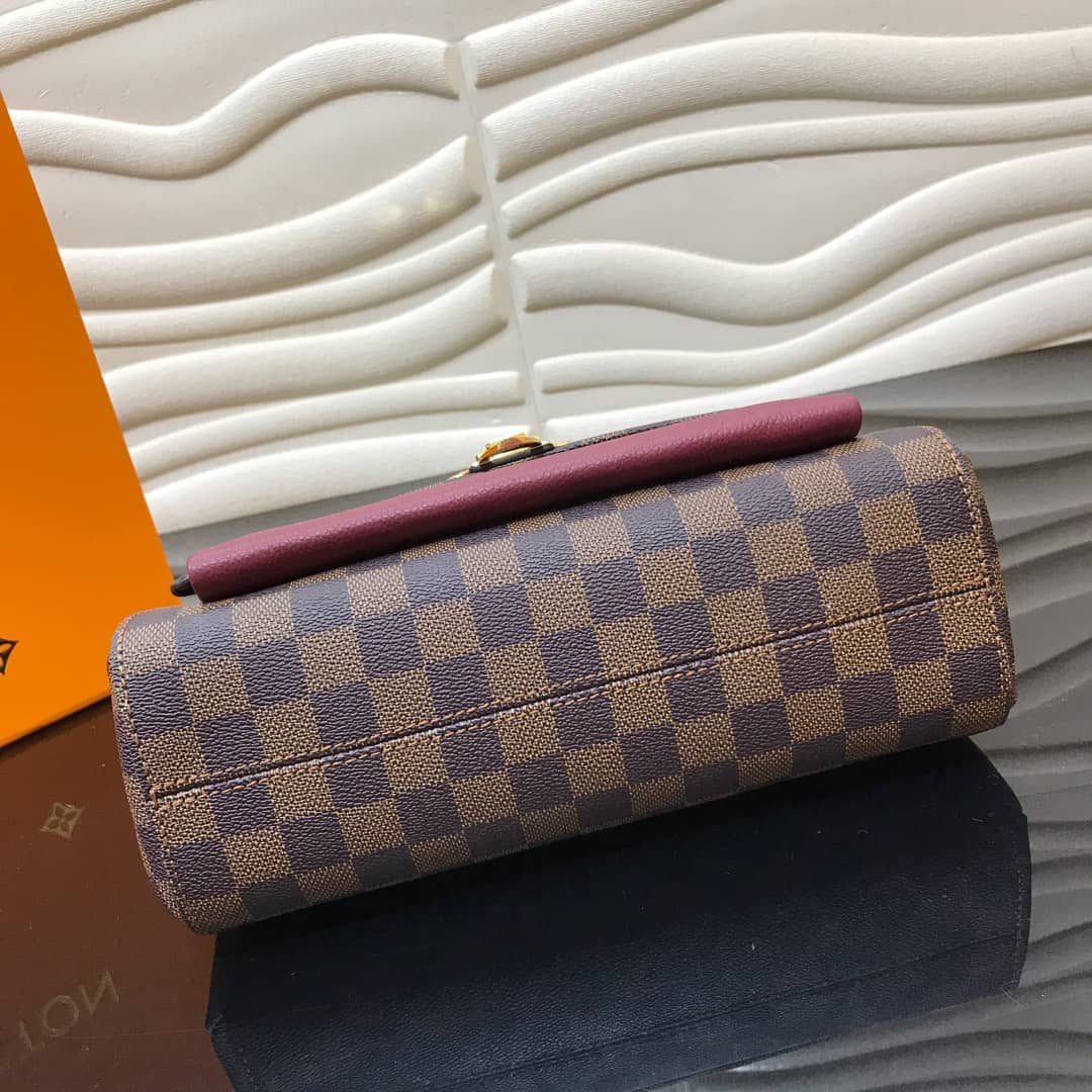 Louis Vuitton Vavin PM Damier Ebene Replica Shoulder Bag Purple N40113