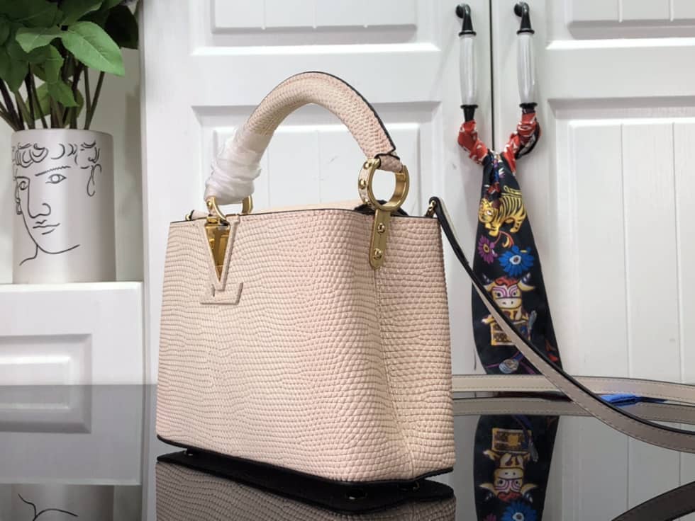 Louis Vuitton Capucines Mini Collection Pink N98093 Replica Shoulder Bag