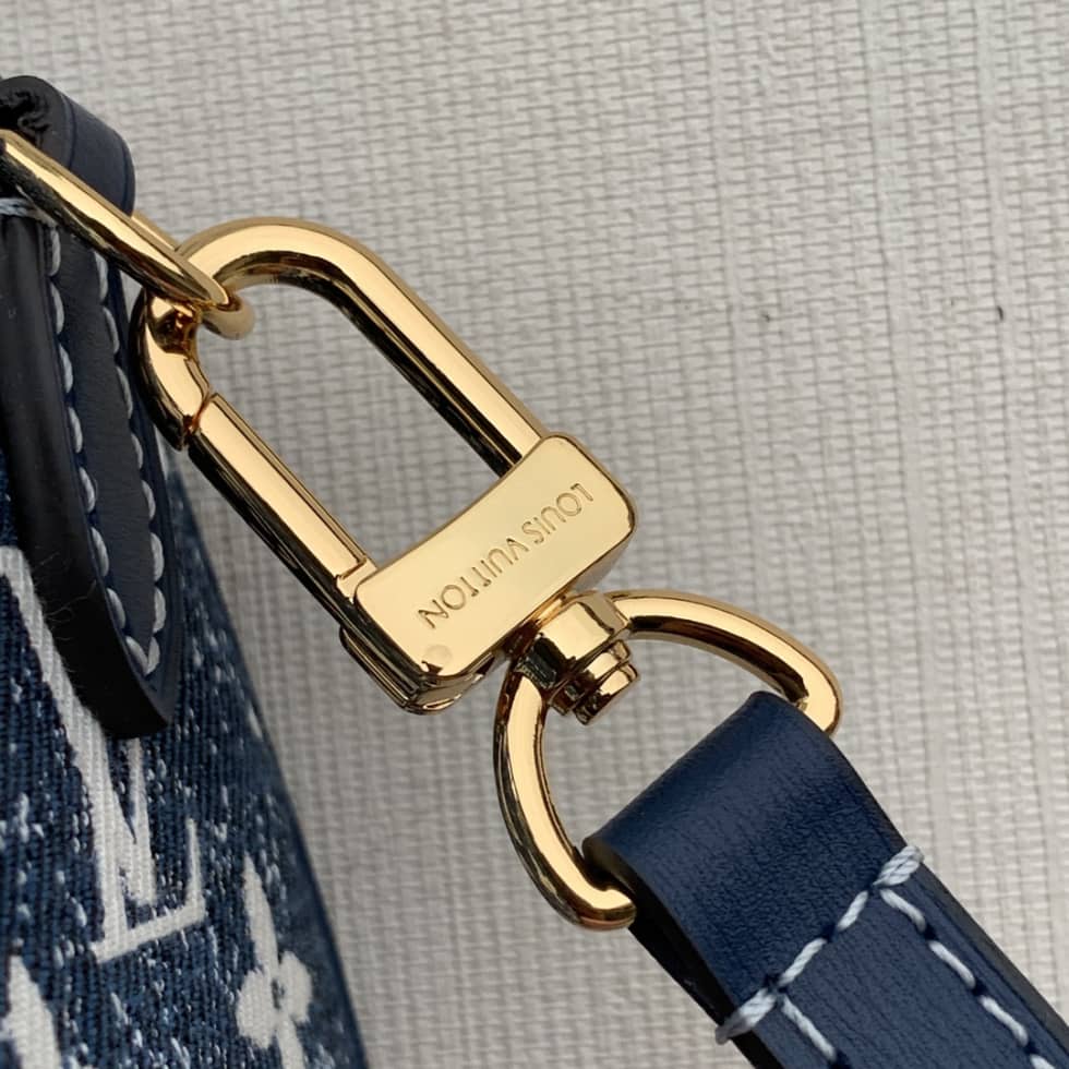 Louis Vuitton Crossbody Dupe Nano Speedy Denim Leather M81168 (ColaReps)