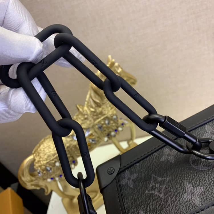 Louis Vuitton x Virgil Abloh Monogram Soft Trunk Replica Black M44478