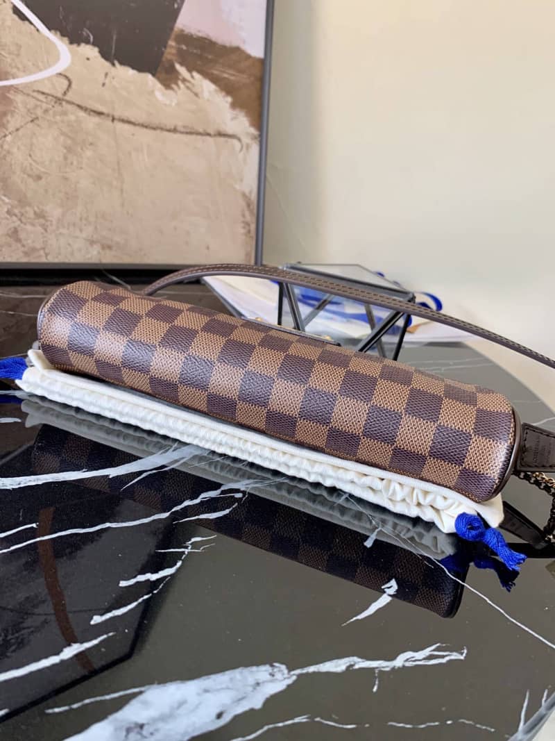 Louis Vuitton Eva 2way Pouch Damier Chain Replica Bag N55213