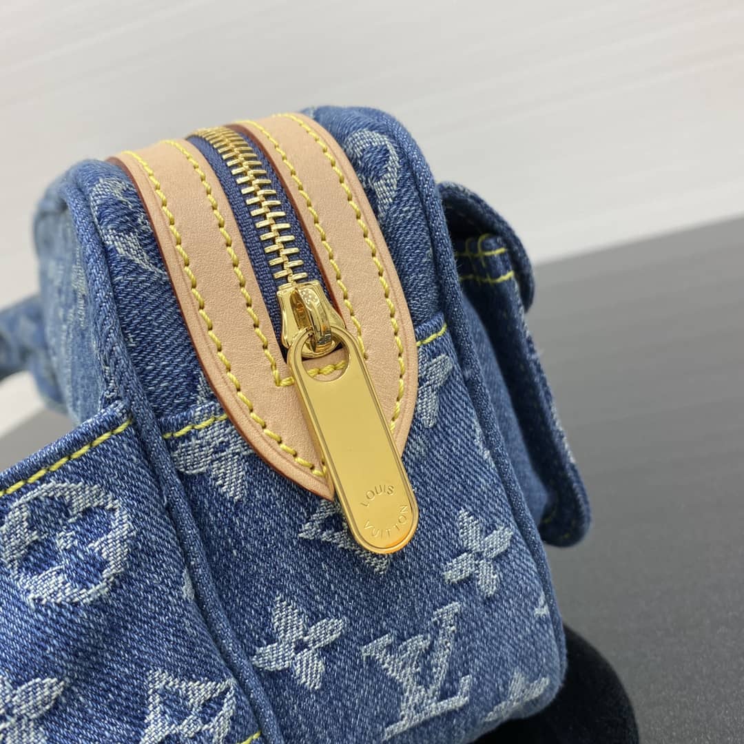 LV Bum Bag Dupe Monogram Denim M44466