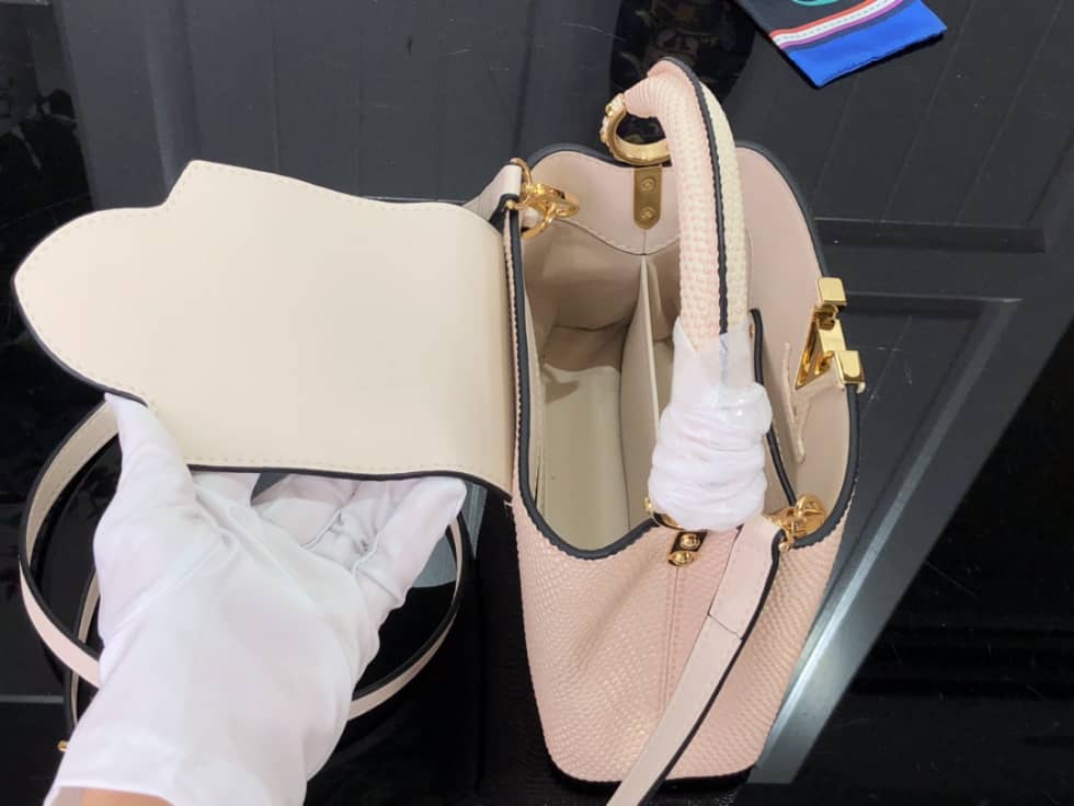 Louis Vuitton Capucines Mini Collection Pink N98093 Replica Shoulder Bag