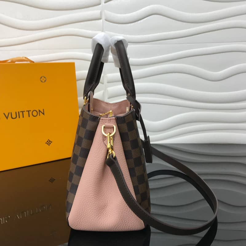 Louis Vuitton Damier Ebene Canvas Brittany Bag Replica Pink M41674