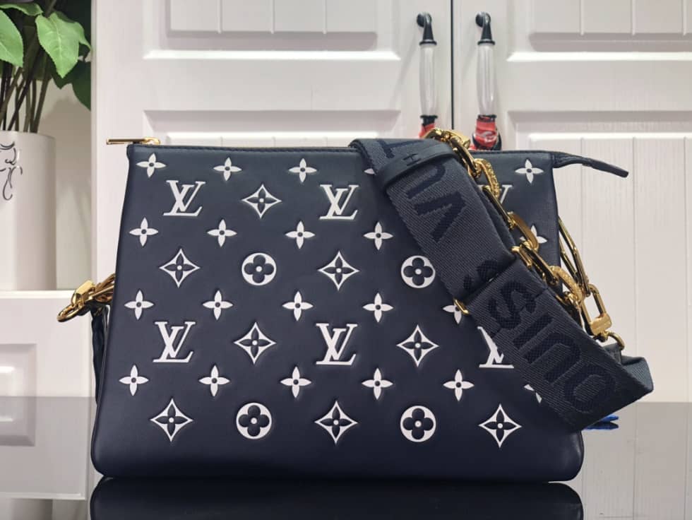 Best Replica Louis Vuitton Monogram Embossed Coussin PM M59398 Replica Shoulder Bag(ColaReps)